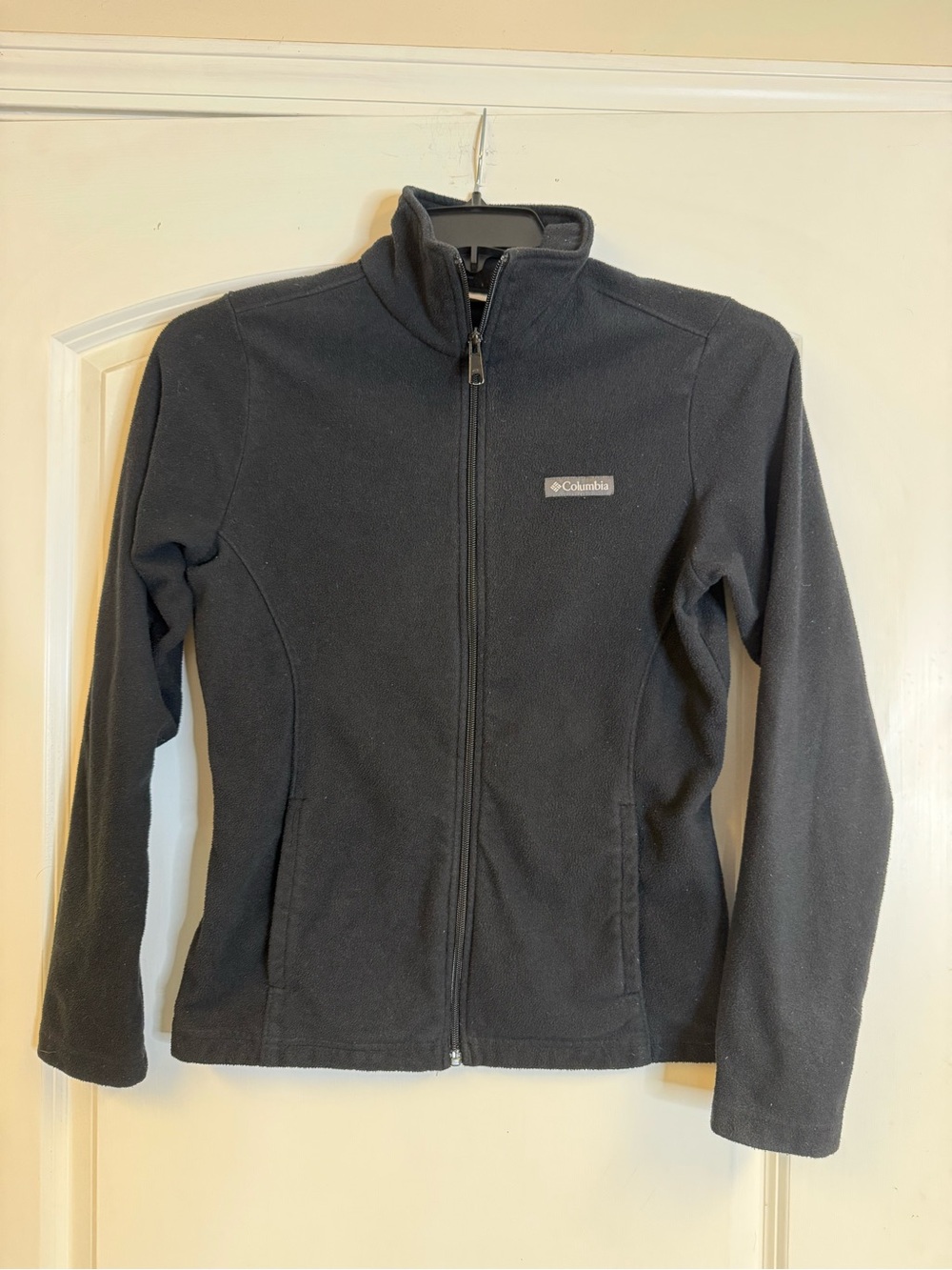 Columbia Women’s Black Full Zip Fleece Jacket Size Small Outdoor Classic